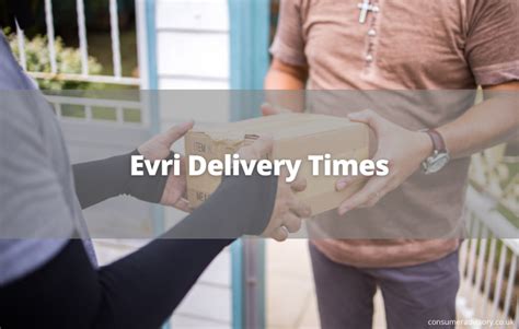 evri delivery times sunday.